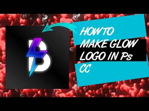 HOW TO MAKE A GLOW SHINING LOGO IN Ps CC