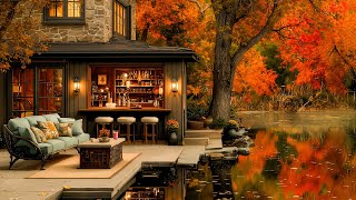 Gentle Jazz Moments | Golden Afternoon in an Autumn Café | Bossa Nova Chill