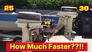 How Much Faster is a 30hp over a 25hp