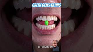 Green colours gems #satisfying #candy # #food #teethtapping #dentistank #oddlysatisfying #dentistin
