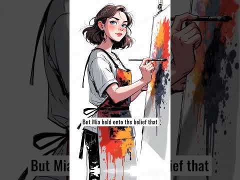An Inspiring and motive. story of an artist girl Mia #art #creativity  #inspiration #dreambig