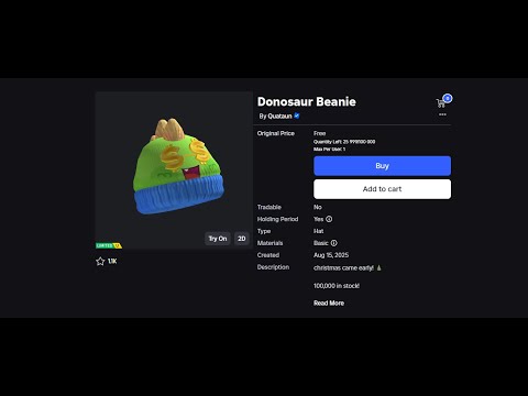 ROBLOX FREE UGC LIMITED - HOW TO GET
