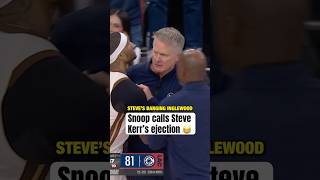 Snoop Dogg commentates Kerr's ejection 💀