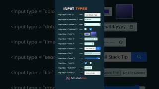 HtmlCssTips: #02 - Html Input Styles #htmlcss #fullstack #html #development