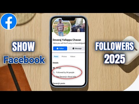 How to Show Followers on Facebook 2025 | Facebook Follower Setting 2025