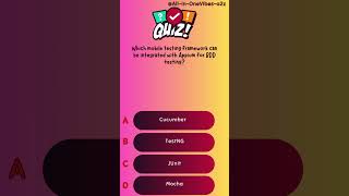 Which mobile testing framework can be integrated with Appium for BDD testing?