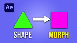 Smooth Shape Morph Animation in After Effects | Triangle to Square Tutorial