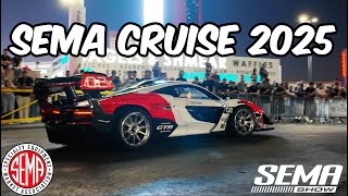 SEMA Cruise 2025 - Epic Custom Show Cars and Extreme Modified Trucks Roll out of SEMA Show 2025 [4K]