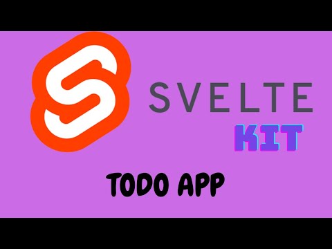 Todo App With Svelte KIt