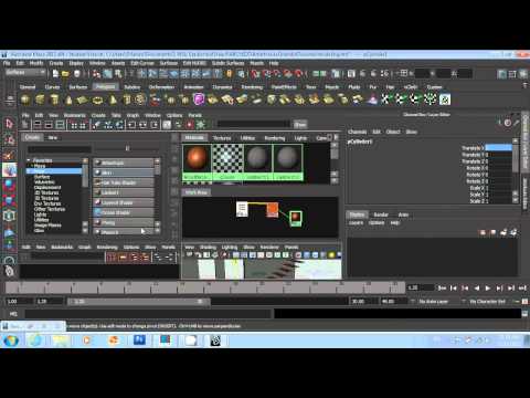 Autodesk Maya Tutorial 3: Texturing and Modeling