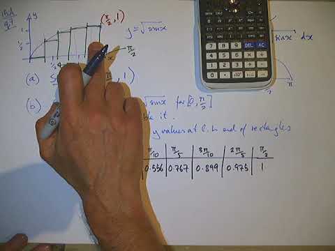 y13 Maths Numerical Integration Methods: rectangles