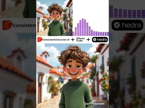 I just created this 3D animated character in less than 5 minutes (No design or tech skills needed.)