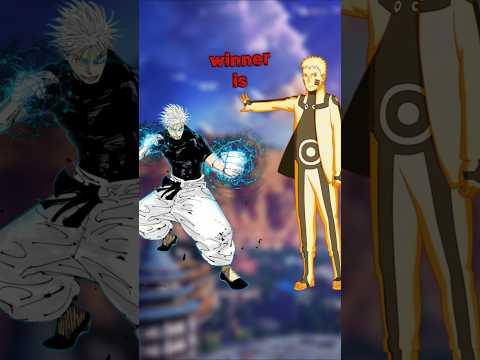 gojo vs naruto #shorts #vs #fyp #anime