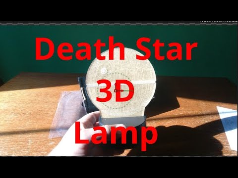 Death Star 3D lamp