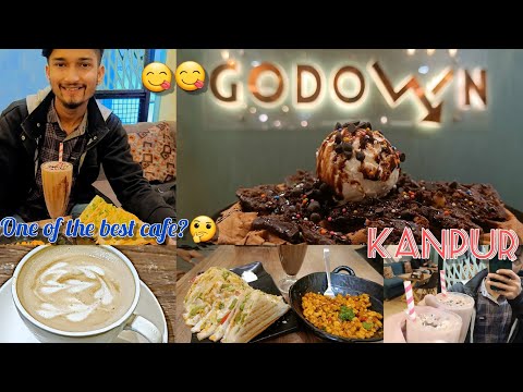 KANPUR'S BEST CAFE? || GODOWN CAFE REVIEW || FOOD😋 || AMBIENCE🤩 || #food #cafe #kanpur #kanpurfood