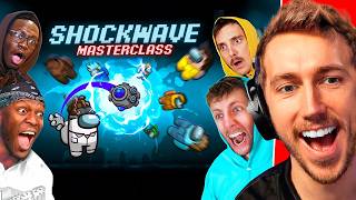 MINIMINTER REACTS TO SIDEMEN AMONG US SHOCKWAVE MASTERCLASS: EXPLODE PLAYERS OUT OF THE MAP TO WIN