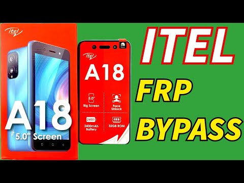 itel A18 (A512W) password unlock and FRP bypass  made easier