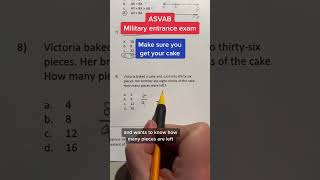 ASVAB AFQT Math Knowledge answers 8