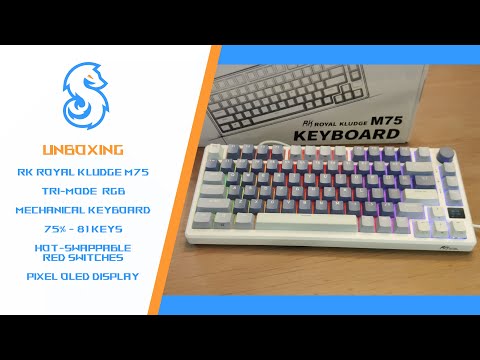 RK Royal Kludge M75 Unboxing, First Look, & Sound Test