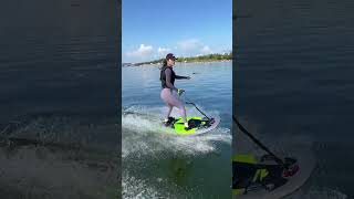 Waves don't pollute, board can be cleaner #rushwave #jetski #surfing #automobile #surfboard