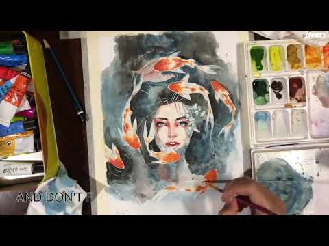 Hand paint you using watercolor - Best Portraits & Caricatures service