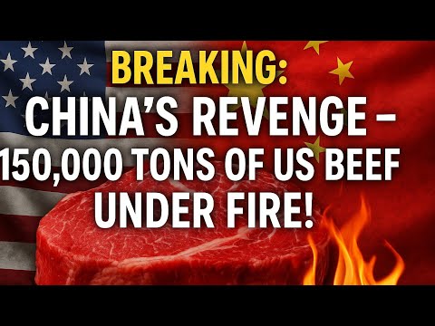 BREAKING: China Strikes Back – 150,000 Tons of US Beef Targeted!
