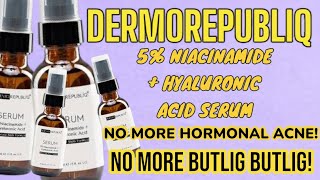 DERMOREPUBLIC SERUM 5% NIACINAMIDE + HYALURONIC ACID REVIEW! | JHEZEL G