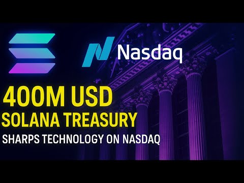 Solana được Nasdaq công nhận? Sharps Technology huy động 400M xây “Kho bạc SOL”
