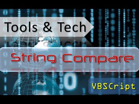 VBScript - String Compare script
