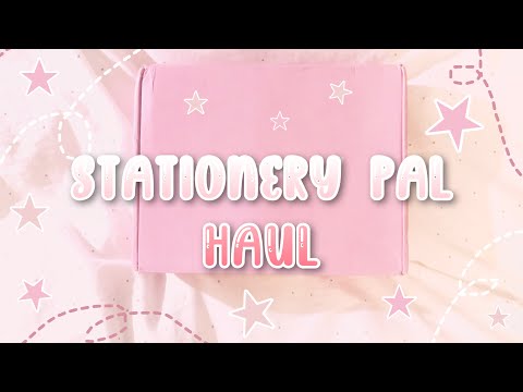 🍡STATIONERY PAL HAUL⎮Unboxing + journaling