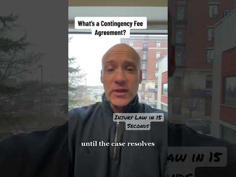 Injury Law in 15 Seconds: What’s a Contingency Fee Agreement? #injurylaw #injurylawyers #legal #law