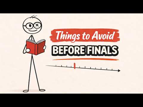 Things You MUST Avoid Before Finals (Or You’ll Regret It)