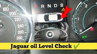Jaguar XF Engine oil Level Check ✔️ 2.2 LAJTD i4