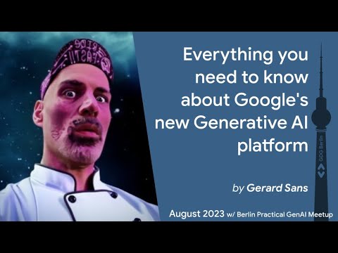 Everything you need to know about Google's new Generative AI platform - Gerard Sans