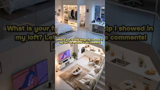 Bright & Cozy Small Loft Tour | Simple Design + City Views #homedecor #cozyhome #loftapartment