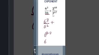 SAT LEVEL EXPONENT EXAMPLES #maths   ,  #shorts,  #exponents