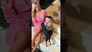 When your baby loves puppies as much as you Do?  #Slivmas #ThatsHot | Paris Hilton