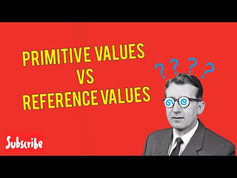 JavaScript Primitive vs. Reference Values
