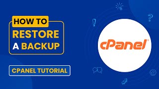 How to Restore a Backup in cPanel | Easy Step-by-Step Tutorial