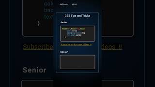 Uncovering CSS Tips and Tricks #css #html #coding #shorts #viralshorts