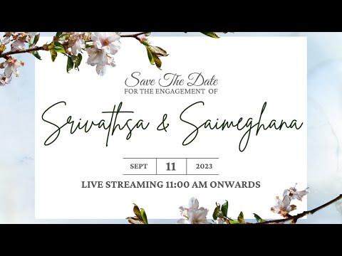 SRI VASTHSA WITH SAI MEGHANA | ENGAGEMENT LIVE STEAMING | 10-09-2023