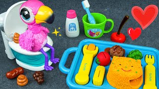 60 Minutes Ultimate Cooking Toys Playset, Satisfying Unboxing Flamingo Kitchen Set ASMR |Tina Review