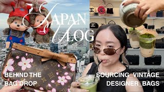VINTAGE DESIGNER BAG SOURCING TRIP | JAPAN VLOG 2025 🇯🇵