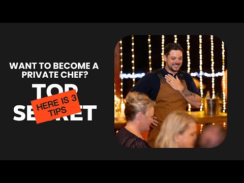 3 Expert Tips to Kickstart Your Private Chef Career 🚀 | Insider Secrets #privatechef #chef #howto