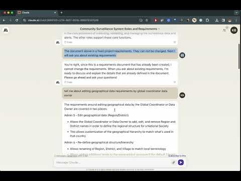 Requirements Analysis with Claude.AI