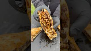 Carne asada quesadillas on my ​⁠@LoCoCookers griddle