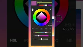 Easy to make #sunset  #gradient #wallpaper made with #sketchbook #creative #beautiful #simple #easy