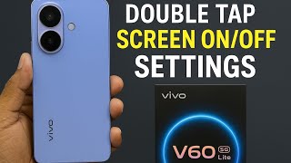 Vivo V60 5G Lite Double Tap Screen On/Off Setting | How To Enable Double Tap Screen On Off In Vivo 