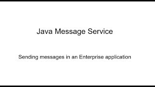 LB07 Java Messaging Service