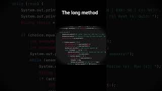 This Code Smell Will Burn You Later: The Long Method #CodeSmells #CleanCode #SoftwareEngineering